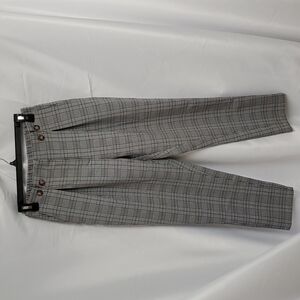 Elodie Plaid Womens Paper Bag Gingham  pants. Size S
